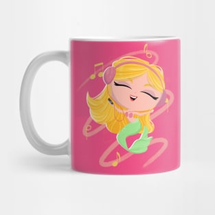 Music loving mermaid Mug